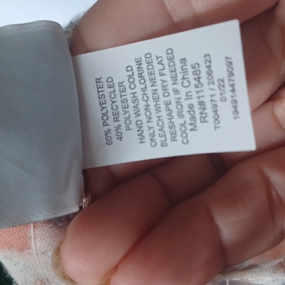 NWT SONOMA WATERCOLOR IKAT LONG KIMONO (BROWN MULTI / OS) - Picture 7 of 7